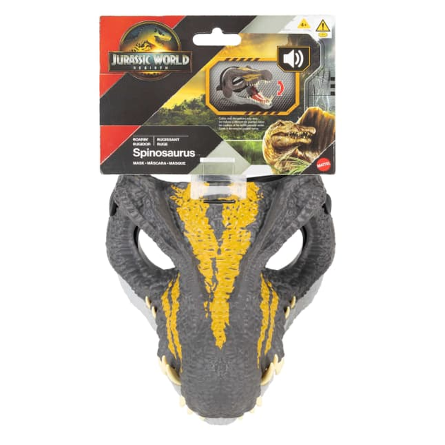 Маска Динозавра Спінозавр Світ Юрського періоду зі звуком Jurassic World Spinosaurus Dinosaur Mask Mattel (JCG28) - Фото 2 Маска Динозавра Спінозавр Світ Юрського періоду зі звуком Jurassic World Spinosaurus Dinosaur Mask Mattel (JCG28) - зображення 2