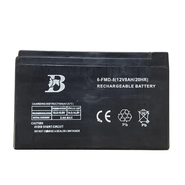 Акумулятор 12V 8Ah для обприскувача 15х10х6 см - Фото 2 Акумулятор 12V 8Ah для обприскувача 15х10х6 см - зображення 2