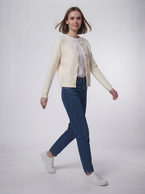 Кофта женская L Молочный TVIY LOOK (723014-L) - изображение 4