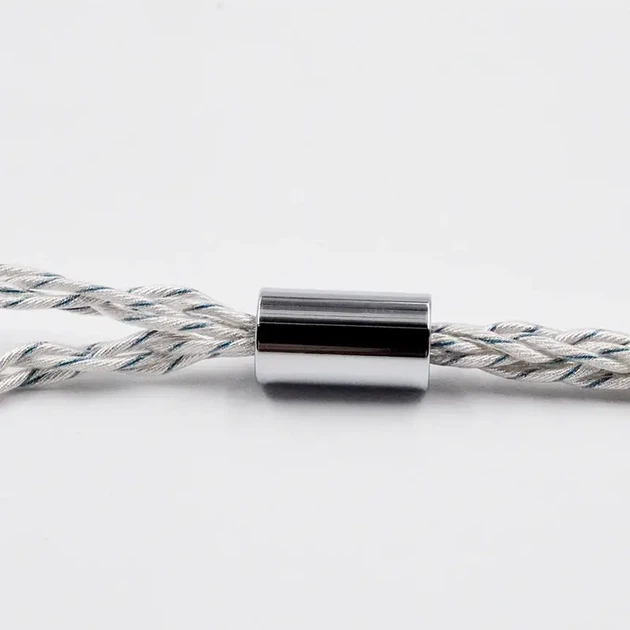 KZ Silver&Blue Cable – 8-жильний Hi-Fi кабель для навушників із посрібленої міді для аудіофілів - изображение 3