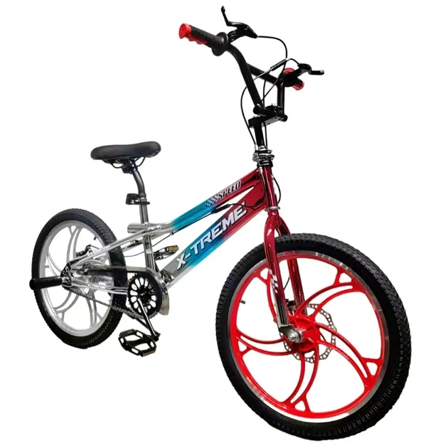 Велосипед для дітей X-Treme Falcon 25.20-01, к20 сталь, Срібло-синьо-червоний колір - Фото 1 Велосипед для дітей X-Treme Falcon 25.20-01, к20 сталь, Срібло-синьо-червоний колір - зображення 1