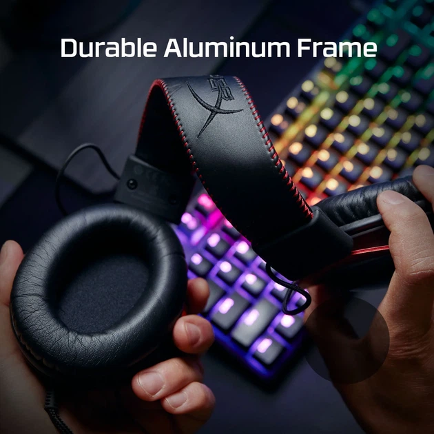 HyperX Cloud II – Ігрова гарнітура з об’ємним 7.1 звуком і кришталевою чіткістю - зображення 6