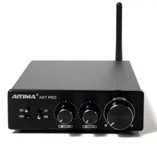 Підсилювач звуку AIYIMA A07 PRO 48V. Bluetooth 5.2, AUX, 300Wx2 (TPA3255) Black - Фото 3 Підсилювач звуку AIYIMA A07 PRO 48V. Bluetooth 5.2, AUX, 300Wx2 (TPA3255) Black - изображение 3
