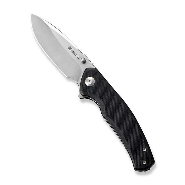 Ніж складаний Sencut Slashkin Linerlock, лезо Plaine Satin D2, руківя Black G10, Китай, S20066-1 - Фото 3 Ніж складаний Sencut Slashkin Linerlock, лезо Plaine Satin D2, руківя Black G10, Китай, S20066-1 - изображение 3