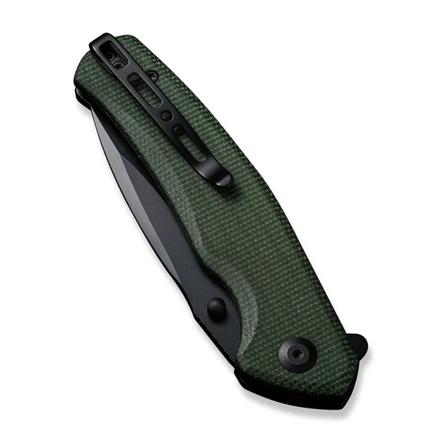 Ніж складаний Sencut Slashkin Linerlock, лезо Plaine Black D2, руківя Green Micarta, Китай, S20066-3 - Фото 6 Ніж складаний Sencut Slashkin Linerlock, лезо Plaine Black D2, руківя Green Micarta, Китай, S20066-3 - изображение 6