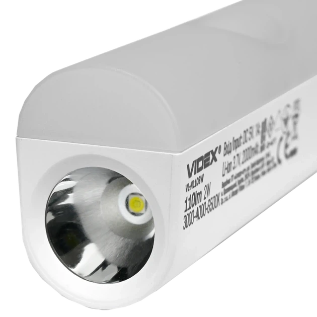 LED светильник аккумуляторный с датчиком движения VIDEX VL-NL108W 110Lm + 50Lm 3000-6500K - изображение 5