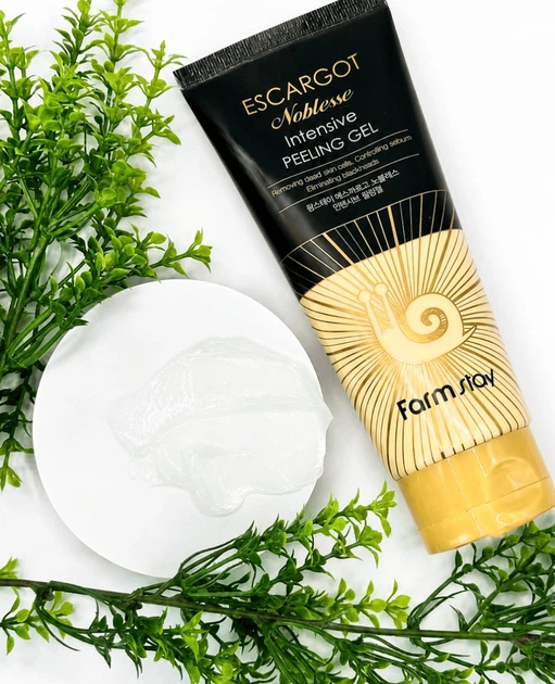 Пілінг-гель з муцином королівського равлика Farm Stay Escargot Noblesse Intensive Peeling Gel - зображення 2
