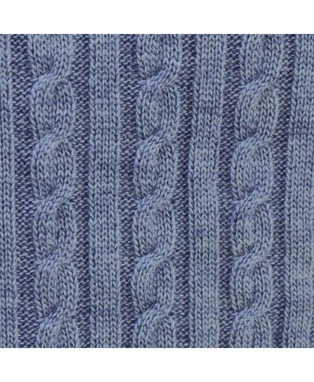 Плед Прованс Soft коси синій меланж 140x180см (011682) - Фото 2 Плед Прованс Soft коси синій меланж 140x180см (011682) - изображение 2