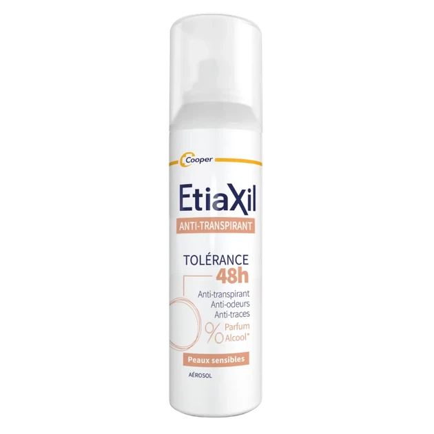 Дезодорант антиперспірант Etiaxil Anti-Transpirant 48h аерозоль без спирту для чутливої шкіри 150 мл - Фото 1 Дезодорант антиперспірант Etiaxil Anti-Transpirant 48h аерозоль без спирту для чутливої шкіри 150 мл - зображення 1