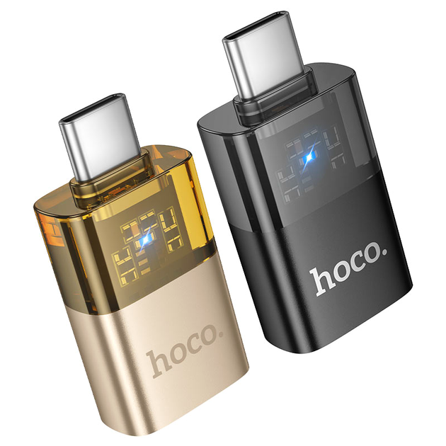 Адаптер Lightning на USB 2.0 Hoco UA36 черный поддержка OTG для Apple - Фото 6 Адаптер Lightning на USB 2.0 Hoco UA36 черный поддержка OTG для Apple - изображение 6