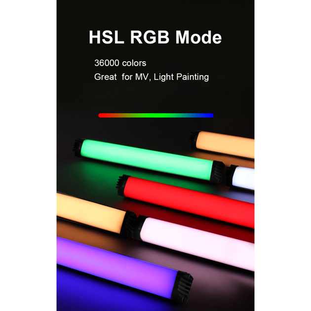 Лампа LED видеосвет RGB 30 см с USB зарядкой для фото и видео SL-30 - изображение 6