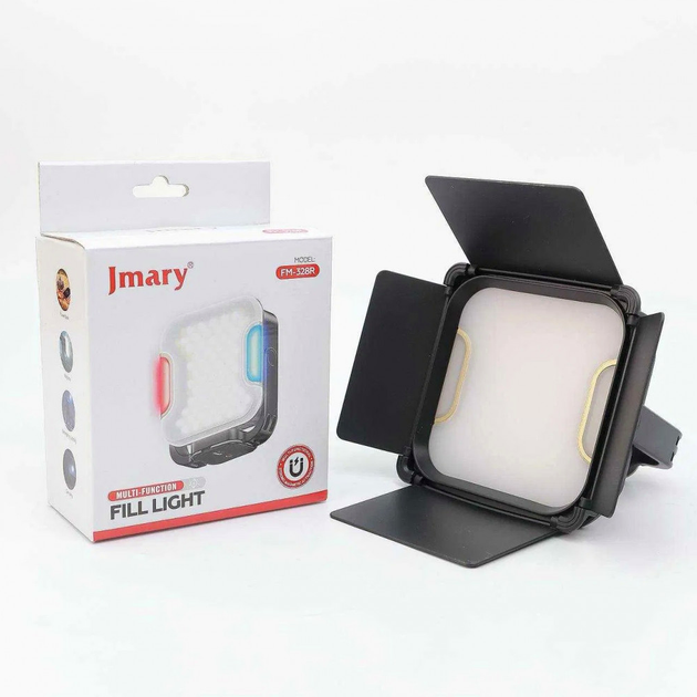 Лампа відеосвітло LED 138 світлодіодів колірна температура 2500K-9000K Jmary FM-328R - Фото 3 Лампа відеосвітло LED 138 світлодіодів колірна температура 2500K-9000K Jmary FM-328R - зображення 3