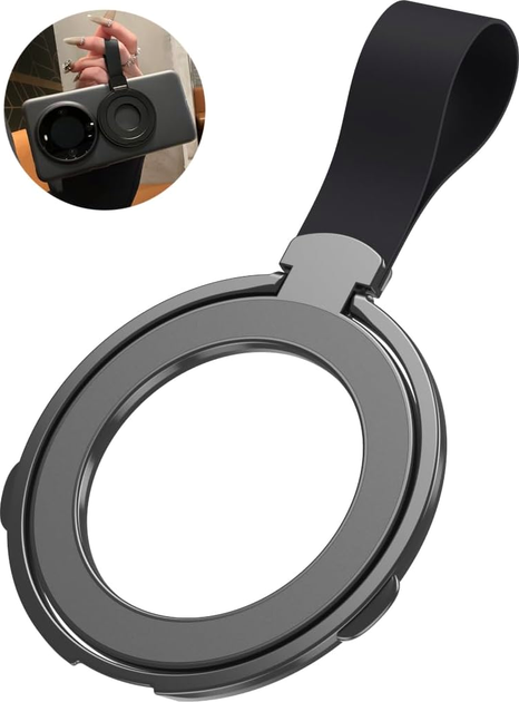 Подставка для телефона с MagSafe черная для зарядки Ring With Magsafe Cord - изображение 3