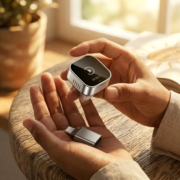 Адаптер CarPlay Wiwu Wi-CP003 USB-A USB-C 5 В 14 7 г для автомобиля с Hi-Fi аудиосистемой и голосовым помощником - изображение 7