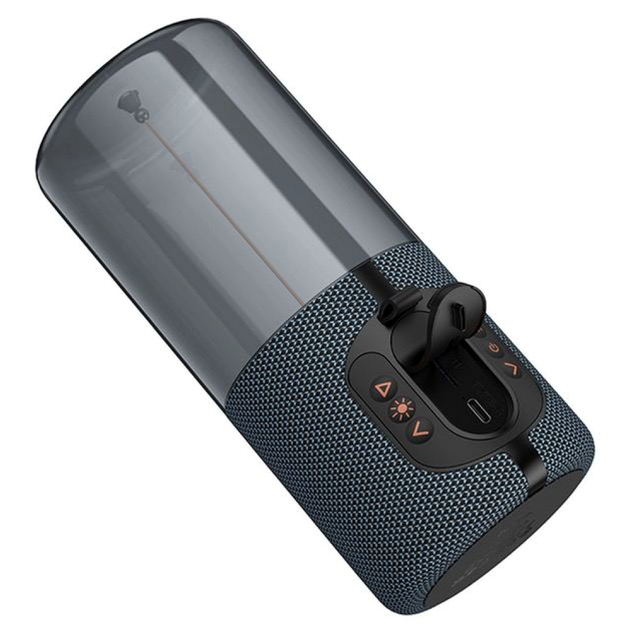 Портативная Bluetooth колонка 5 Вт 1200 мАч для музыки Hoco BS64 с FM-радио и слотом для карты памяти синий - изображение 4