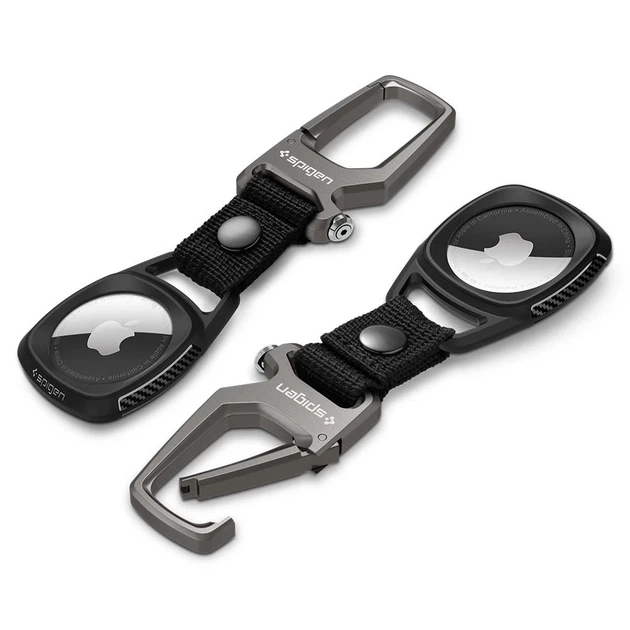 Брелок з карабіном Spigen для AirTag Rugged Armor Matte Black (AMP01565) - Фото 6 Брелок з карабіном Spigen для AirTag Rugged Armor Matte Black (AMP01565) - зображення 6