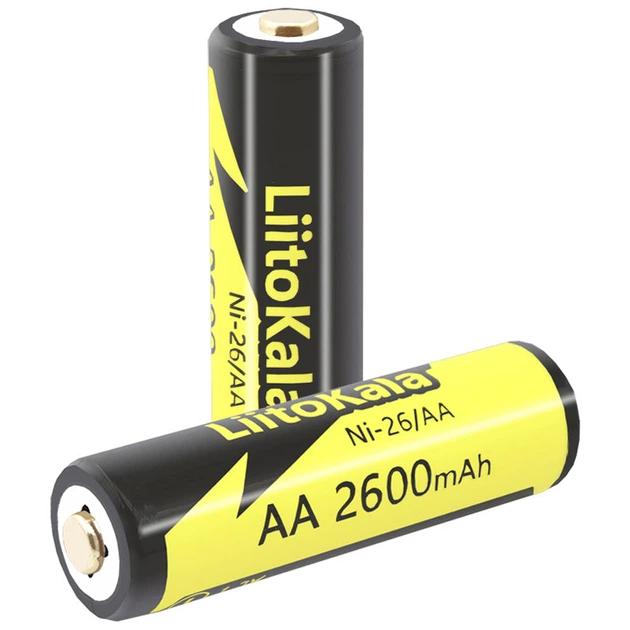 Аккумулятор LiitoKala Ni-26 AA / 2600 mAh / Ni-MH / 1.2V / Original - изображение 8