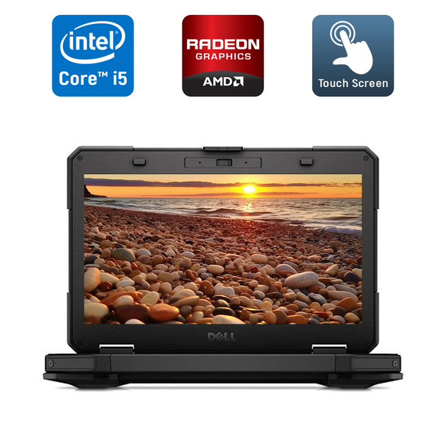 Защищенный ноутбук Dell Latitude 14 Rugged 5414 / 14" (1920x1080) IPS Touch / Intel Core i5-6300U (2 (4) ядра по 2.4 - 3.0 GHz) / 8 GB DDR4 / 256 GB SSD / AMD Radeon R7 M360, 2 GB DDR3, 64-bit / WebCam / Windows 10 б/у - Фото 1 Защищенный ноутбук Dell Latitude 14 Rugged 5414 / 14" (1920x1080) IPS Touch / Intel Core i5-6300U (2 (4) ядра по 2.4 - 3.0 GHz) / 8 GB DDR4 / 256 GB SSD / AMD Radeon R7 M360, 2 GB DDR3, 64-bit / WebCam / Windows 10 б/у - изображение 1