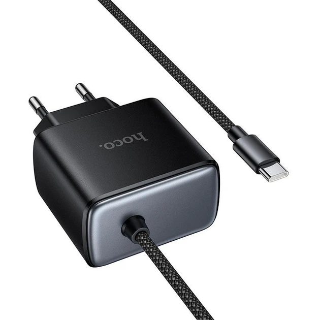 Адаптер сетевой HOCO New charger with Type-C cable C163A |25W/3A, PD3.0/QC| 5262141 - Фото 6 Адаптер сетевой HOCO New charger with Type-C cable C163A |25W/3A, PD3.0/QC| 5262141 - изображение 6