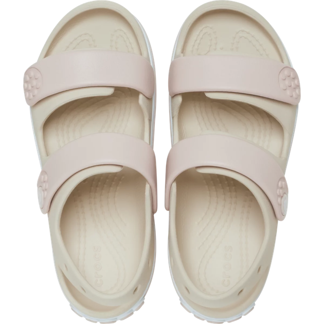 Дитячі крокси сандалії для дівчинки Crocs Crocband Cruiser Sandstone (33/34, бежевий) - изображение 4