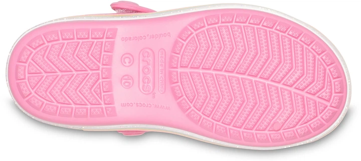 Дитячі крокси сандалії для дівчинки Crocs Crocband Imagination Sandal Pink (20/21, рожевий) - Фото 5 Дитячі крокси сандалії для дівчинки Crocs Crocband Imagination Sandal Pink (20/21, рожевий) - изображение 5
