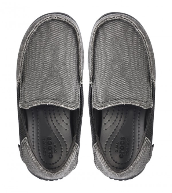 Жіночі крокси сліпони Crocs Santa Cruz II Gray (36-37, сірий) - изображение 4