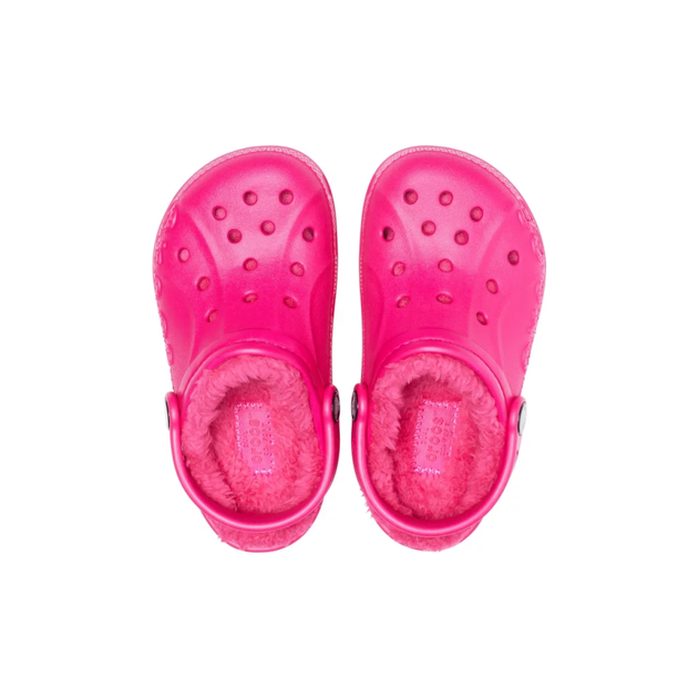 Дитячі крокси для дівчинки Crocs Baya Lined Candy Pink (30/31, яскраво рожевий) - изображение 4