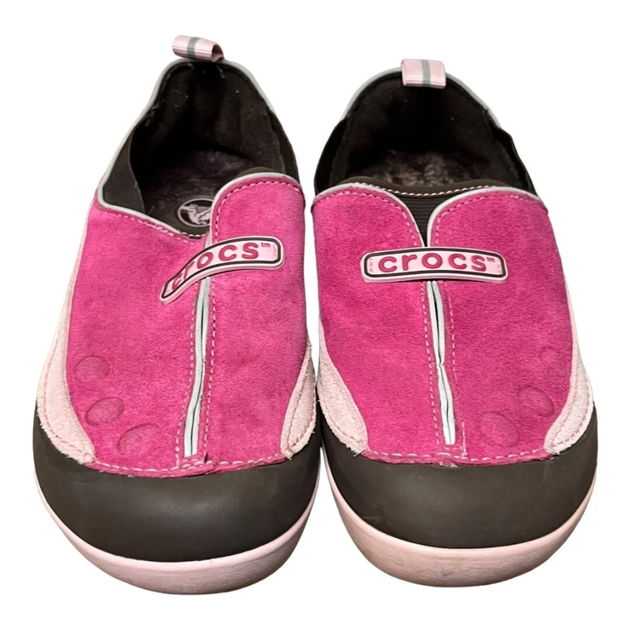 Дитячі крокси сліпони для дівчинки Crocs Kids Dawson Slip-On Pink (25/26, рожевий) - изображение 3