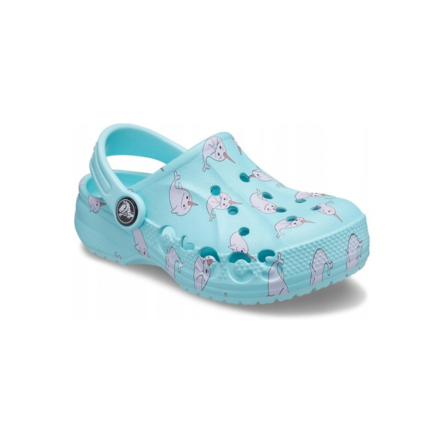 Дитячі крокси для дівчинки Crocs Baya Graphic Blue (32/33, блакитні) - Фото 2 Дитячі крокси для дівчинки Crocs Baya Graphic Blue (32/33, блакитні) - изображение 2