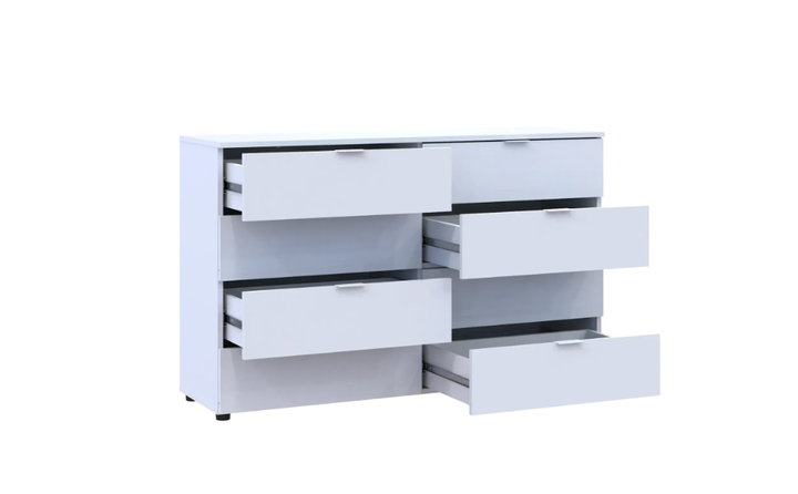Комод Doros Рон 8 Білий 8 Ящиків 130х38х81 (41516172) - изображение 5