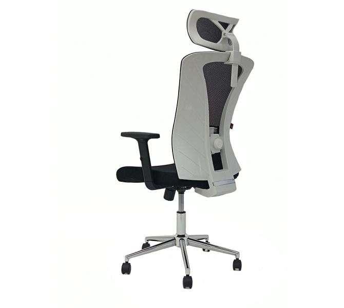 Крісло Barsky Mesh White/Black BM-04 - изображение 4