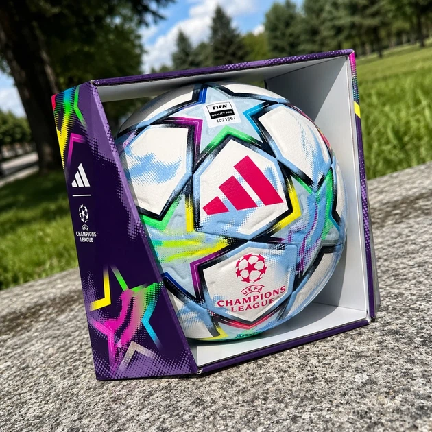 Футбольний м'яч Adidas UCL Pro 26/27 професійний термополіуретан білий - зображення 9