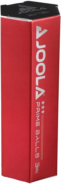 Мячи для настольного тенниса Joola PRIME 3* 40+ ITTF пластик белый 3 шт - Фото 2 Мячи для настольного тенниса Joola PRIME 3* 40+ ITTF пластик белый 3 шт - изображение 2