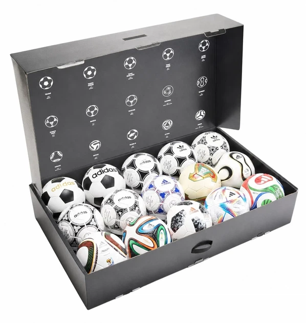 Набір міні-м'ячів adidas FIFA World Cup Historical Mini Ball Set Термополіуретан Білий - Фото 1 Набір міні-м'ячів adidas FIFA World Cup Historical Mini Ball Set Термополіуретан Білий - зображення 1
