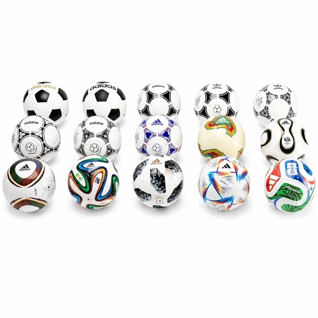 Набір міні-м'ячів adidas FIFA World Cup Historical Mini Ball Set Термополіуретан Білий - Фото 4 Набір міні-м'ячів adidas FIFA World Cup Historical Mini Ball Set Термополіуретан Білий - зображення 4