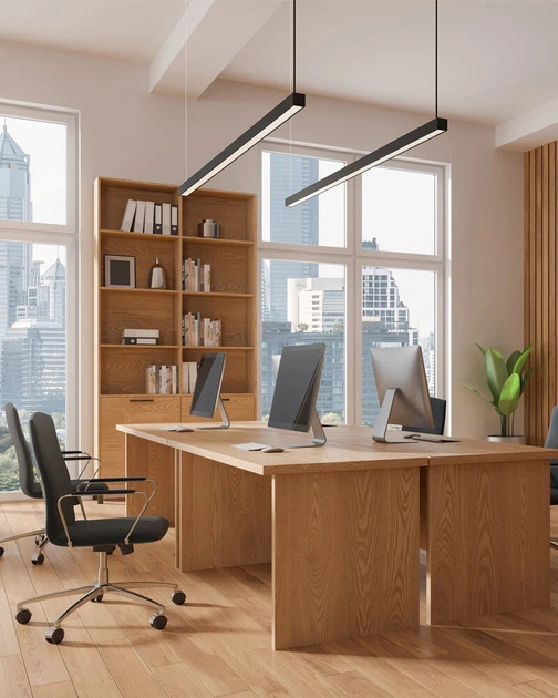 Подвесной светильник, люстра TK Lighting 18080 Luxe LED 1x40W 4000K 4000Lm IP20 черный - изображение 2