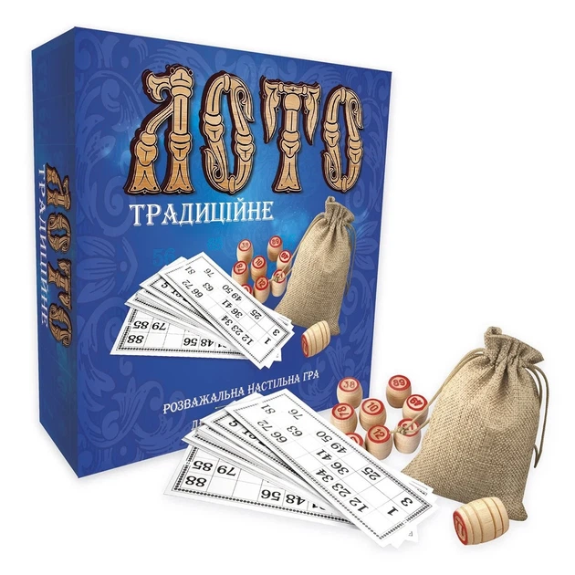 Настольная игра Strateg Лото традиционное с деревянными бочонками , 30315 - Фото 2 Настольная игра Strateg Лото традиционное с деревянными бочонками , 30315 - изображение 2