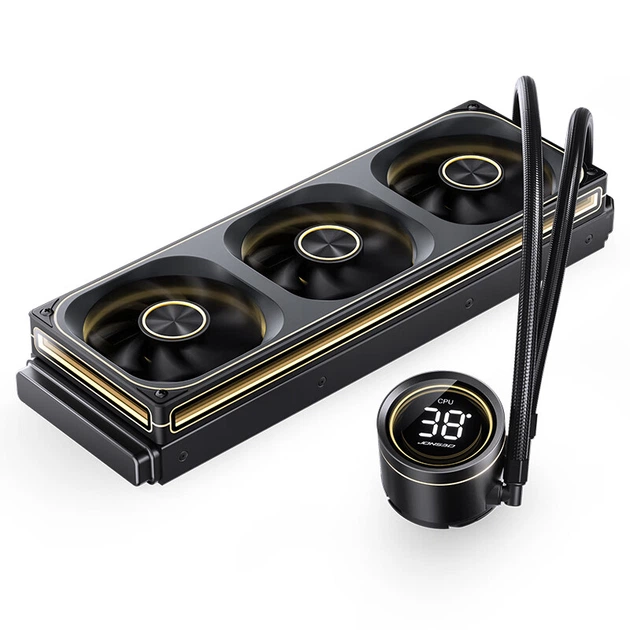 Система водяного охлаждения Jonsbo TH-360 Black - Фото 3 Система водяного охлаждения Jonsbo TH-360 Black - изображение 3