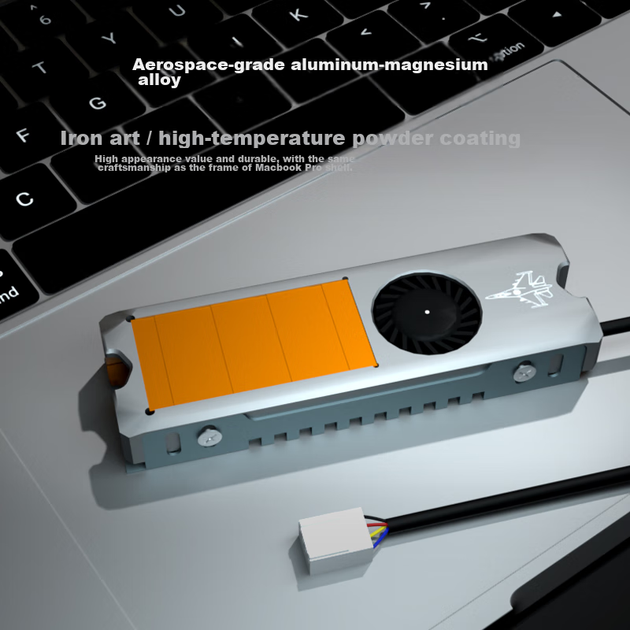 Радиатор для SSD JEYI Hawk II с турбовентилятором - изображение 4