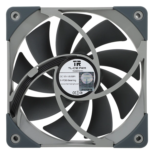 Вентилятор Thermalright TL-C12 120 мм PWM - Фото 3 Вентилятор Thermalright TL-C12 120 мм PWM - зображення 3