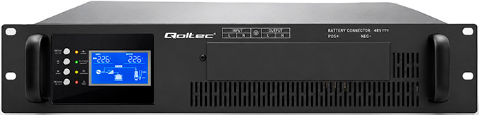 UPS Qoltec RACK 3kVA 3000W LCD (5901878539386) - Zdjęcie 2 UPS Qoltec RACK 3kVA 3000W LCD (5901878539386) - obraz 2