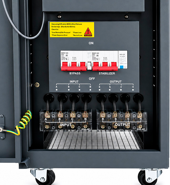 Stabilizator napięcia Qoltec automatyczny AVR 30kVA Expert Line (5901878519098) - obraz 5