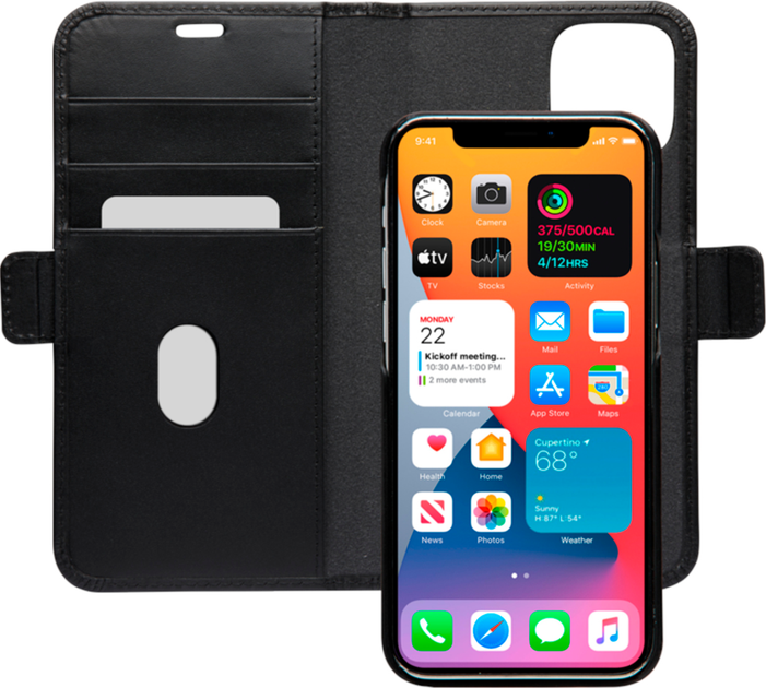 Etui portfelowe na smartfon Dbramante1928 Lynge do Apple iPhone 12 / Apple iPhone 12 Pro Black (LY61GTBL1180) - obraz 2