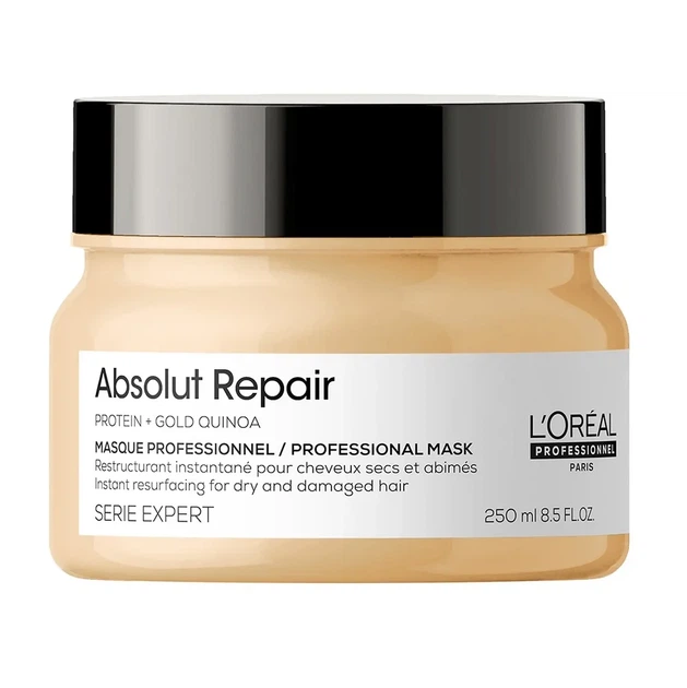 Маска L’Oréal Professionnel Serie Expert Absolut Repair Mask для інтенсивного відновлення пошкодженого волосся 250 мл - Фото 1 Маска L’Oréal Professionnel Serie Expert Absolut Repair Mask для інтенсивного відновлення пошкодженого волосся 250 мл - изображение 1
