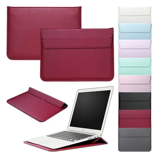 Чехол PU Sleeve Case водовідштовхувальний для MacBook 13'' червоний з знімним чохлом для ноутбука Red - Фото 3 Чехол PU Sleeve Case водовідштовхувальний для MacBook 13'' червоний з знімним чохлом для ноутбука Red - изображение 3