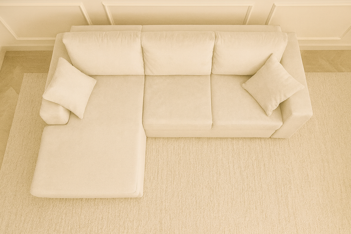 Диван Polyatskiy Classic corner тканина Категорії 5 2000 × 1520 мм світло бежевий - зображення 5