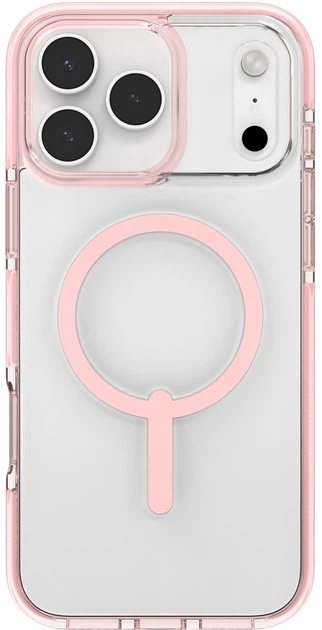 Etui na smartfon Zagg Santa Cruz Snap C Design do Apple iPhone 17 Pro Max Transparent Pink (702320856) - obraz 2