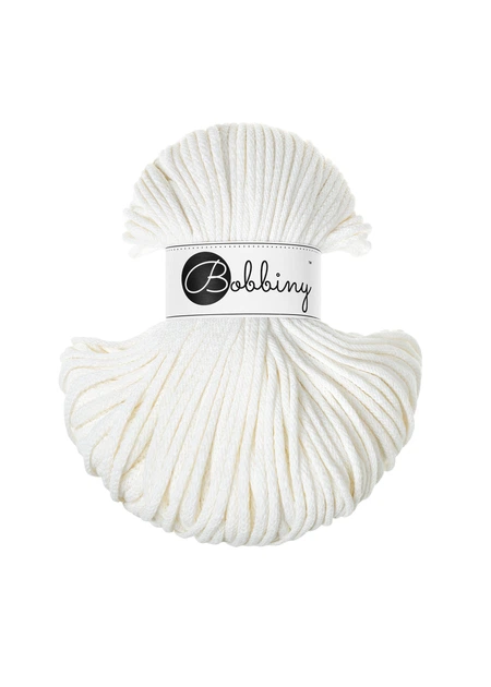 Шнур для вязания Bobbiny Classic Off White 4 мм 100 м - Фото 1 Шнур для вязания Bobbiny Classic Off White 4 мм 100 м - изображение 1