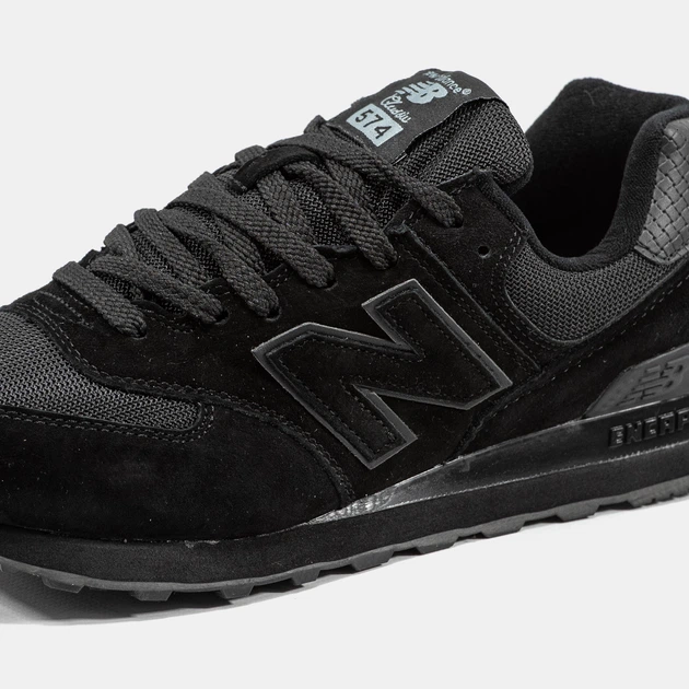 Кросівки New Balance 574 All Black 42 - Фото 4 Кросівки New Balance 574 All Black 42 - изображение 4