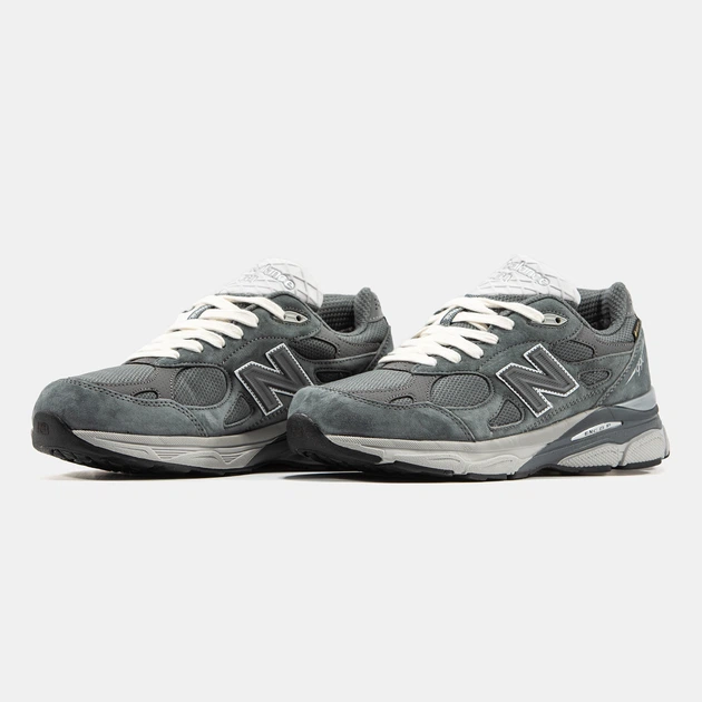 Кросівки New Balance 990 Grey White | Gore-Tex | Термо 44 - зображення 2